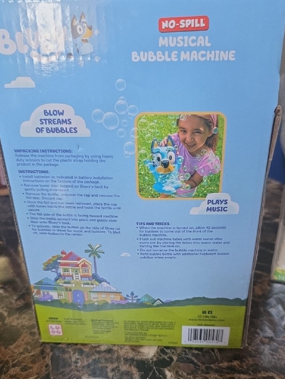 Musical Bubble Machine - Blue - Picture 3 of 4